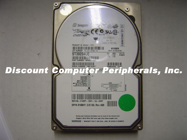 SEAGATE ST39204LC - 9.1GB 3.5IN LP SCSI 80PIN - 3 Day Lead Time