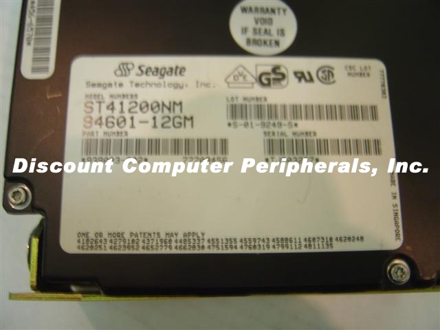 SEAGATE ST41200NM - 1GB SCSI 50PIN FH - Call or Email for Quote.