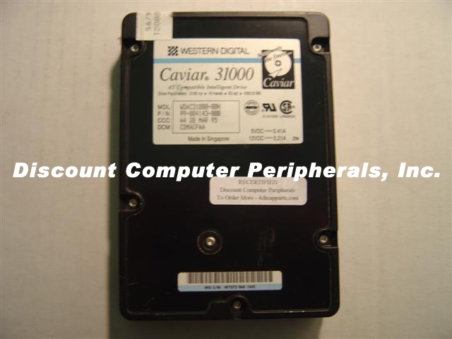 WESTERN DIGITAL WDAC31000 - 1GB 3.5 LP IDE 4500 RPM CAVIAR AC310