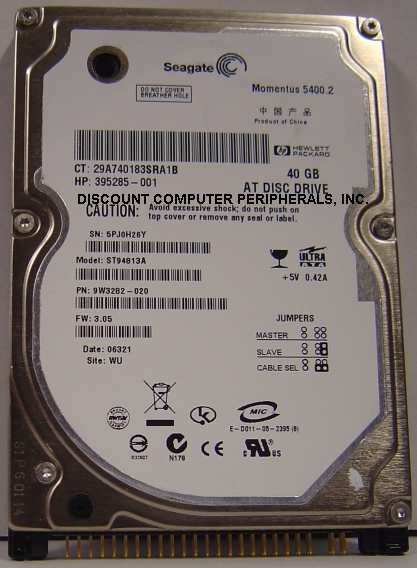 Seagate Available at Discount Computer Peripherals, Inc. Free
