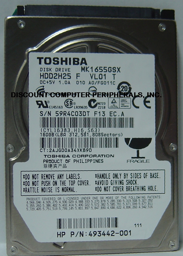 Toshiba MK1655GSX